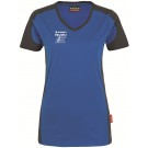 Hakro Damen V-Shirt Contrast Performance